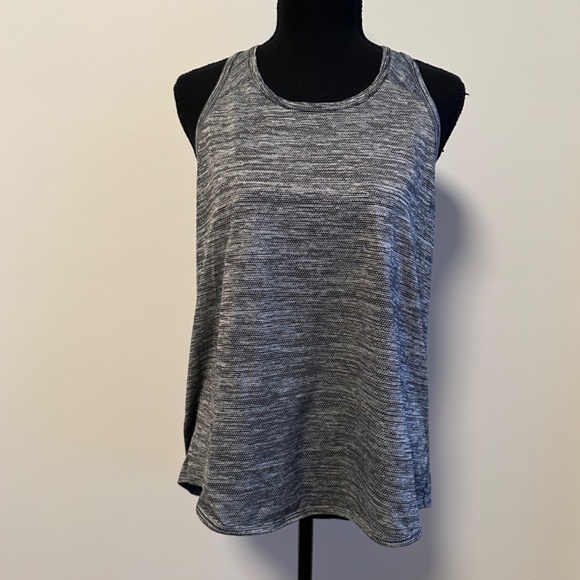 **DANSKIN NOW* Heather Gray Activewear Tank Top Size Medium (8-10) - Picture 1 of 7